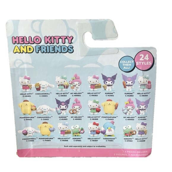 Sanrio Sweet & Salty Hello Kitty Pompompurin Mini Figures 2 Pack Series 1 NEW - Picture 2 of 3
